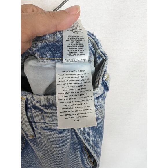 Good American 90s Duster Jean Blue 951 12 31 - Picture 9 of 9